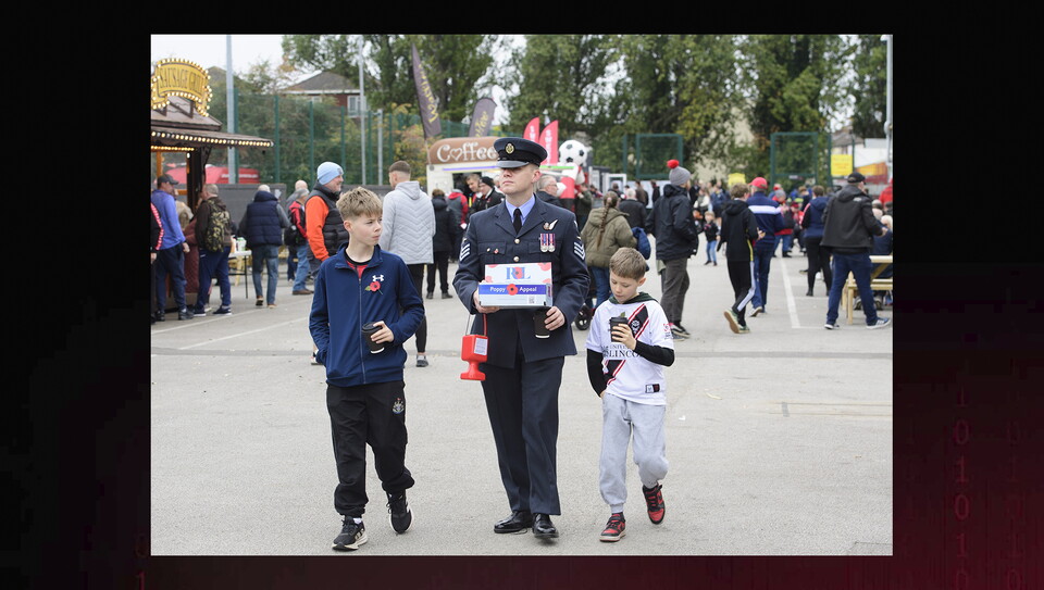 A remembrance image from City's home win over Stevenage