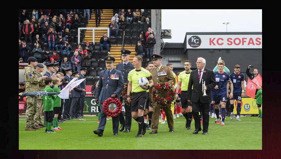 A remembrance image from City's home win over Stevenage