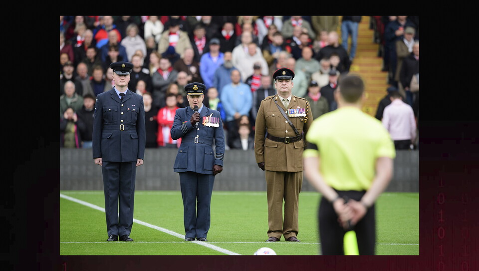 A remembrance image from City's home win over Stevenage