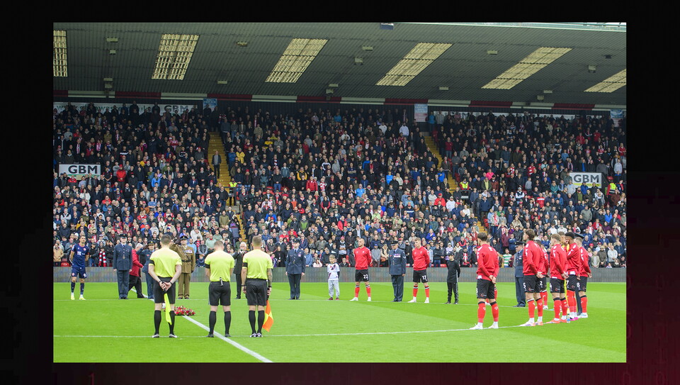 A remembrance image from City's home win over Stevenage
