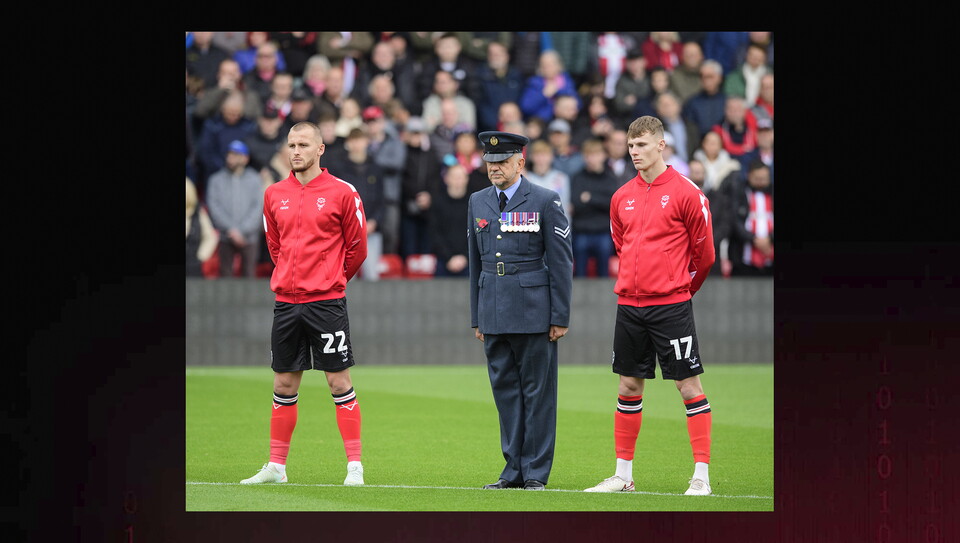 A remembrance image from City's home win over Stevenage