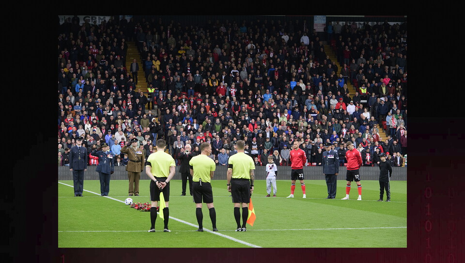 A remembrance image from City's home win over Stevenage