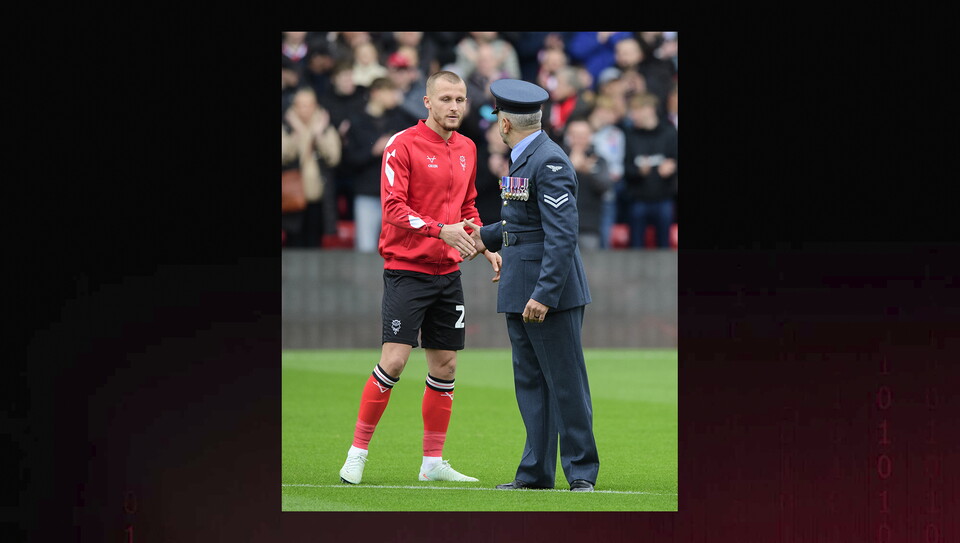 A remembrance image from City's home win over Stevenage