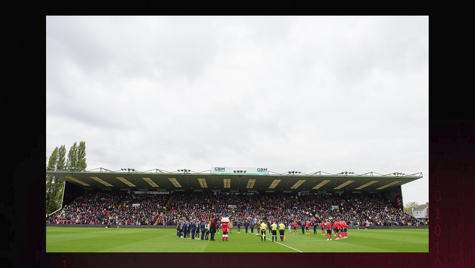 A remembrance image from City's home win over Stevenage