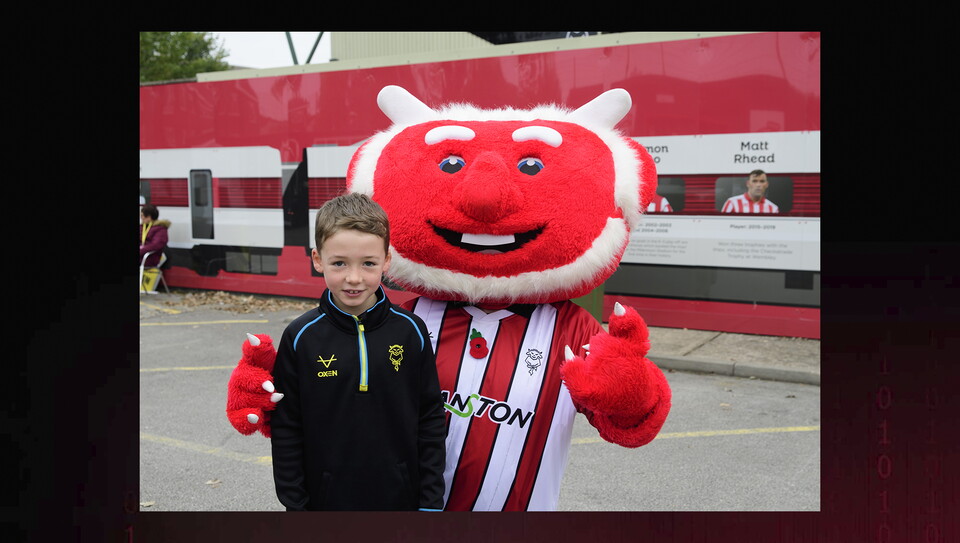 A fans image from City's home win over Stevenage