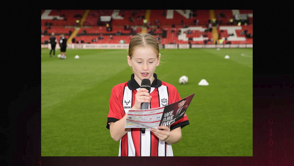 A fans image from City's home win over Stevenage