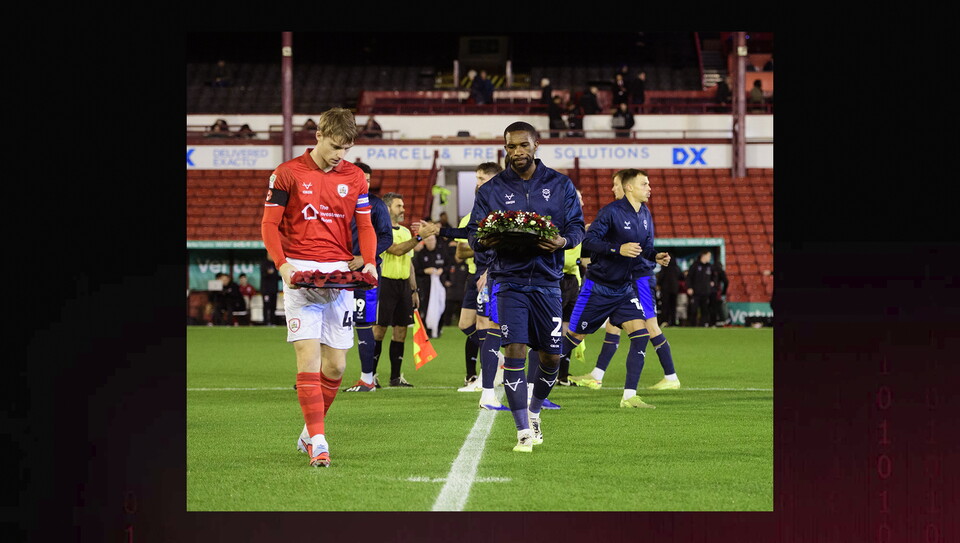 A match image from City’s 2-0 Vertu Trophy win at Barnsley 