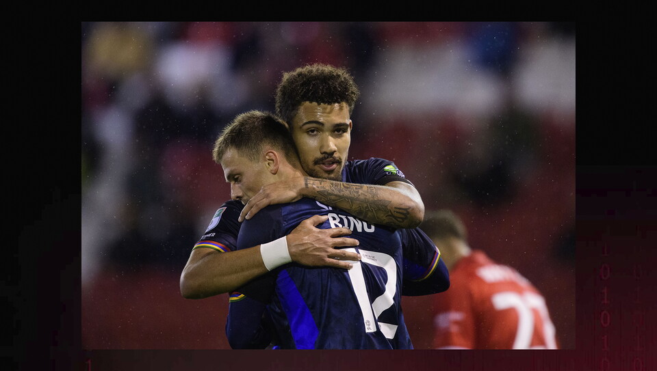A match image from City’s 2-0 Vertu Trophy win at Barnsley 