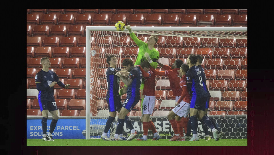 A match image from City’s 2-0 Vertu Trophy win at Barnsley 