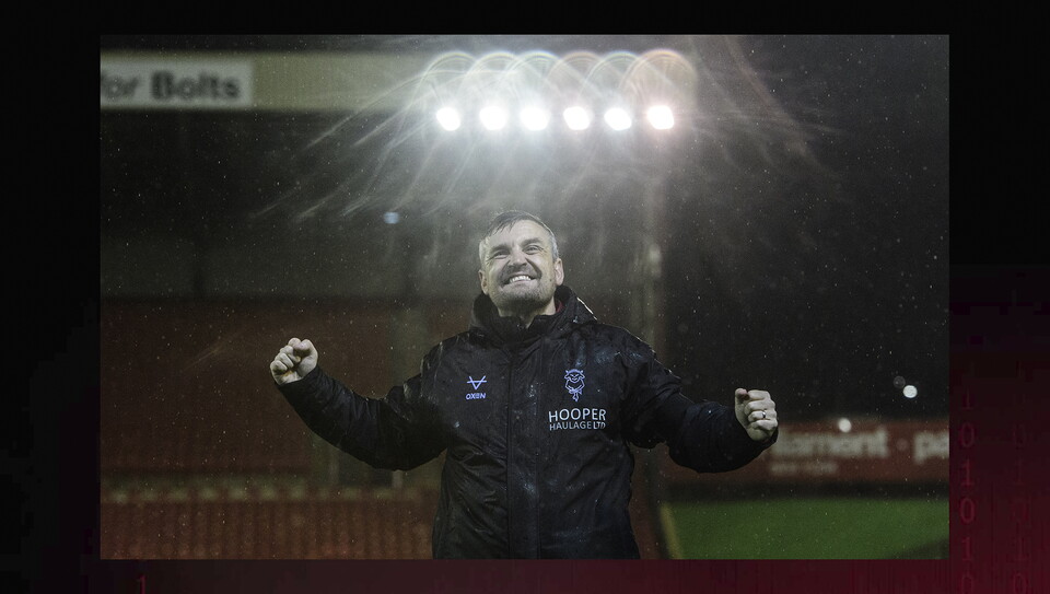 A match image from City’s 2-0 Vertu Trophy win at Barnsley 