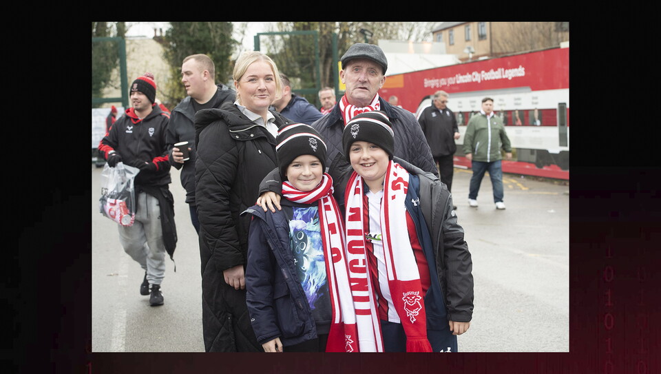 A fans photo from City’s home game against Doncaster Rovers.