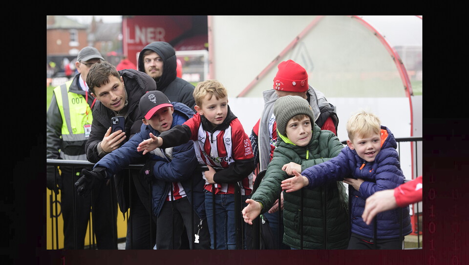A fans photo from City’s home game against Doncaster Rovers.