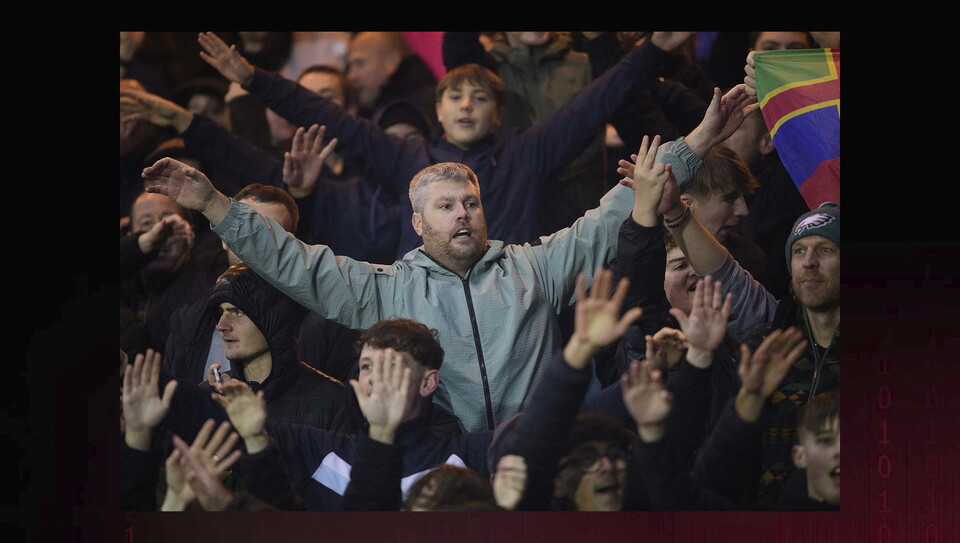 A fans photo from City’s home game against Doncaster Rovers.