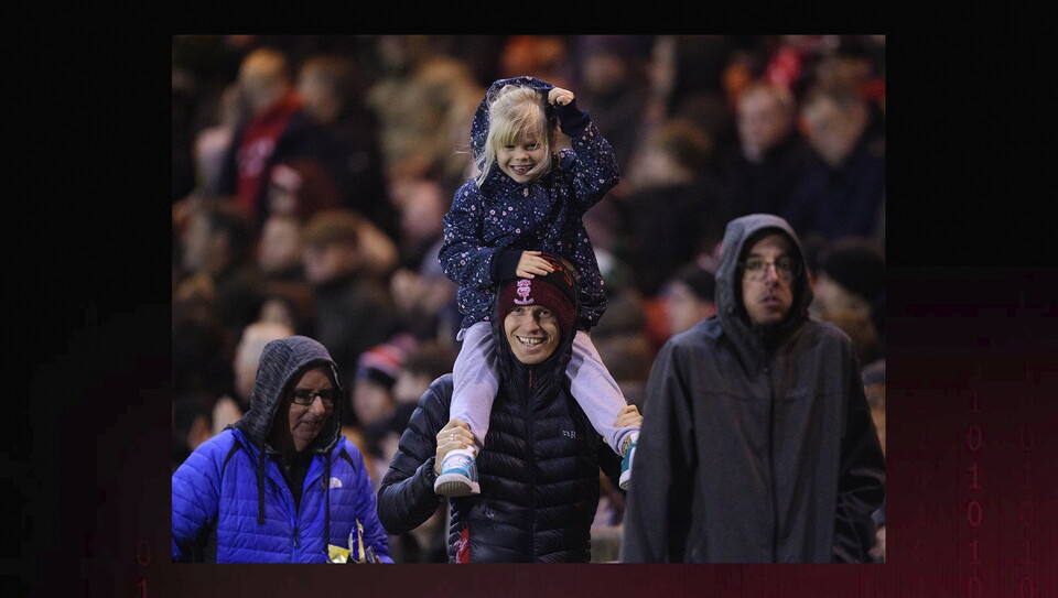 A fans photo from City’s home game against Doncaster Rovers.