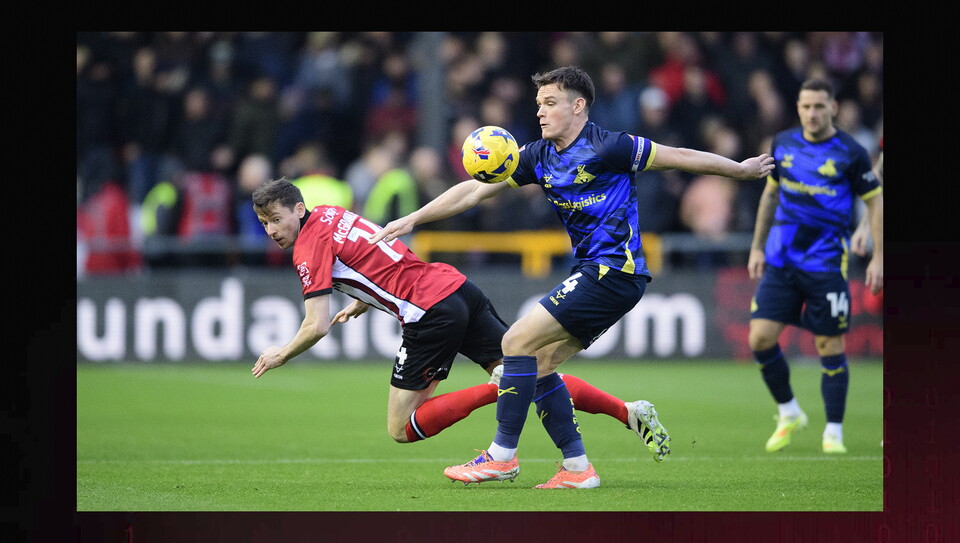 A match action photo from City’s home game against Doncaster Rovers.