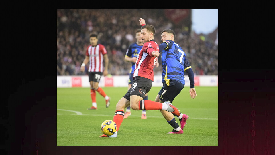 A match action photo from City’s home game against Doncaster Rovers.