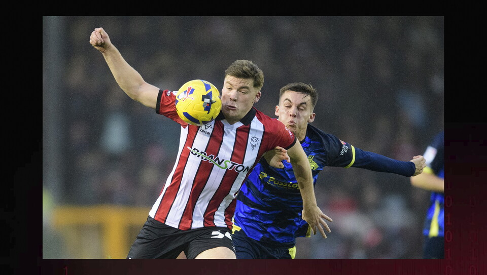 A match action photo from City’s home game against Doncaster Rovers.