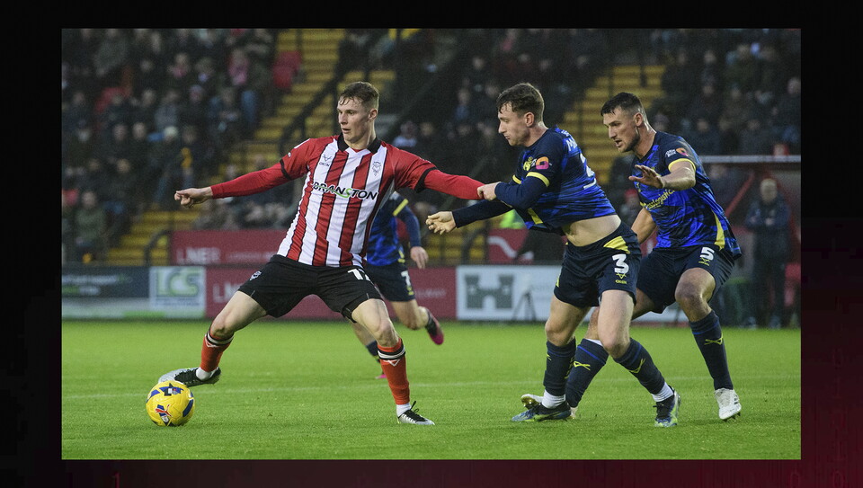A match action photo from City’s home game against Doncaster Rovers.