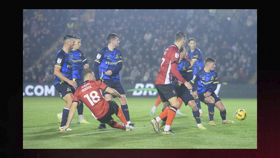 A match action photo from City’s home game against Doncaster Rovers.