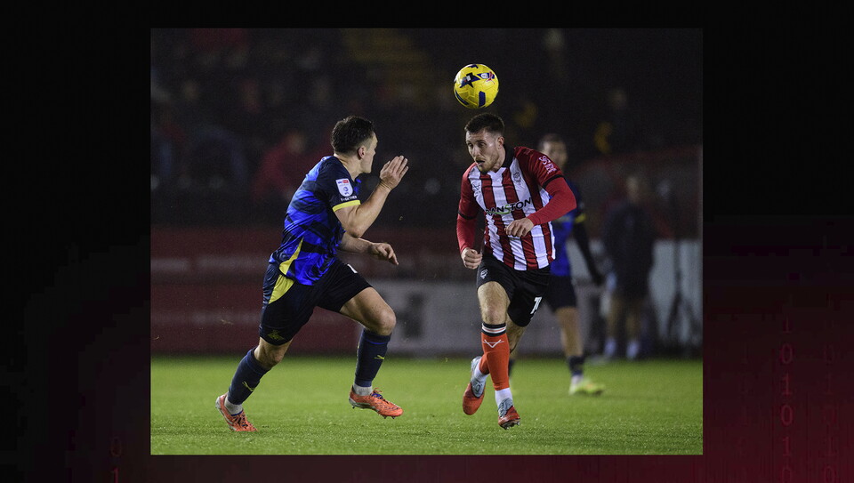 A match action photo from City’s home game against Doncaster Rovers.