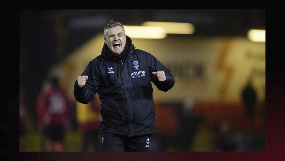 A match action photo from City’s home game against Doncaster Rovers.