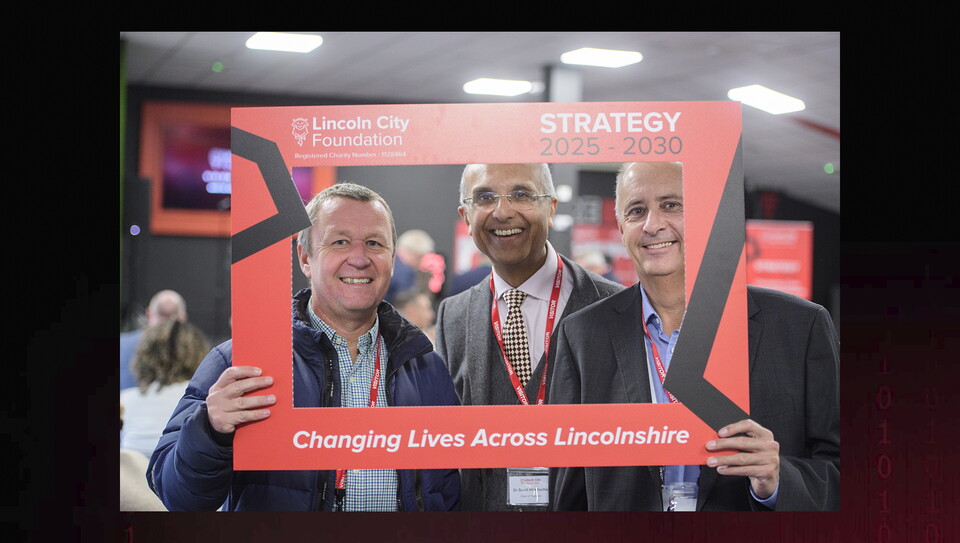 Lincoln City Foundation’s 2025-2030 strategy launch event at the Branston Legends Lounge, LNER Stadium, Lincoln.