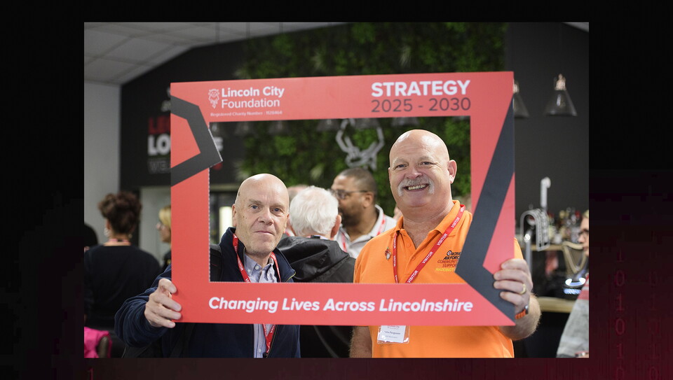 Lincoln City Foundation’s 2025-2030 strategy launch event at the Branston Legends Lounge, LNER Stadium, Lincoln.