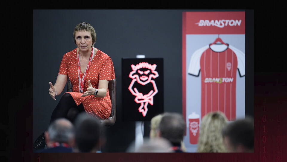 Lincoln City Foundation’s 2025-2030 strategy launch event at the Branston Legends Lounge, LNER Stadium, Lincoln.