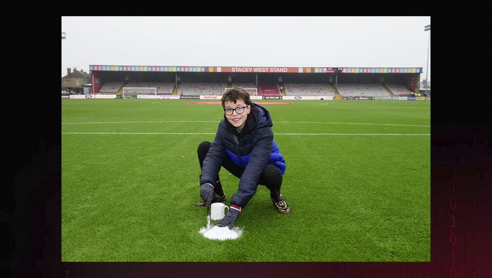 A fans image from City’s 1-0 win over Port Vale