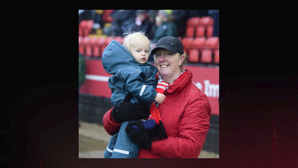 A fans image from City’s 1-0 win over Port Vale