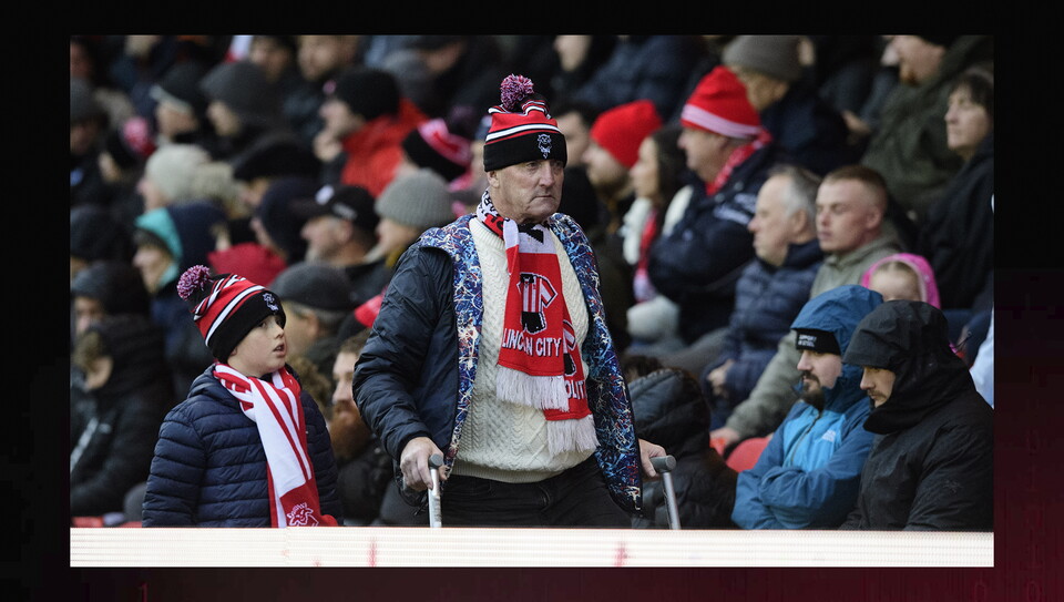 A fans image from City’s 1-0 win over Port Vale