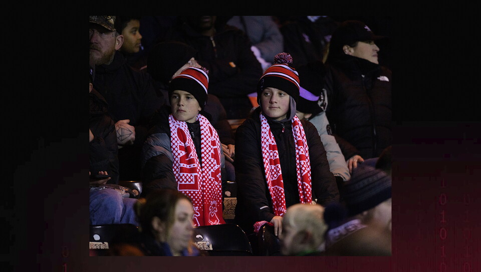 A fans image from City’s 1-0 win over Port Vale