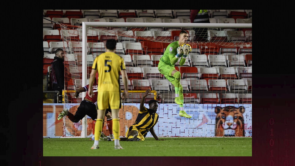 A match image from City’s 1-0 win over Port Vale