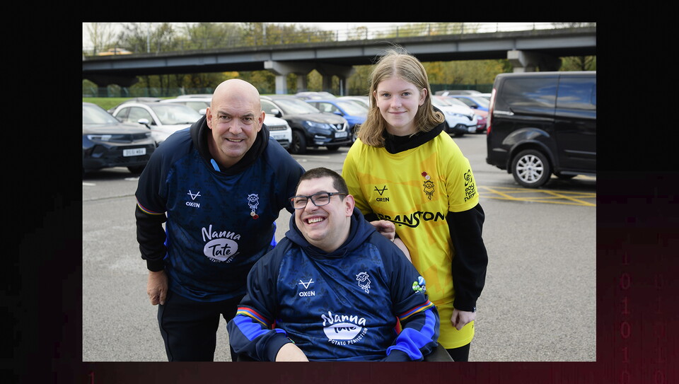 A fans image from City's away game at Rotherham United
