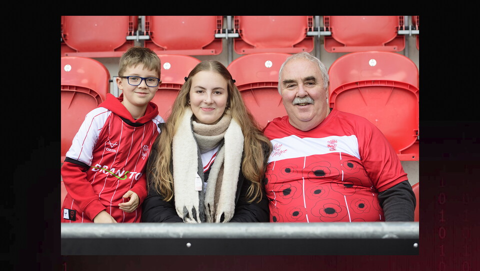 A fans image from City's away game at Rotherham United