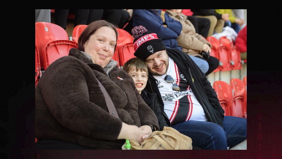 A fans image from City's away game at Rotherham United