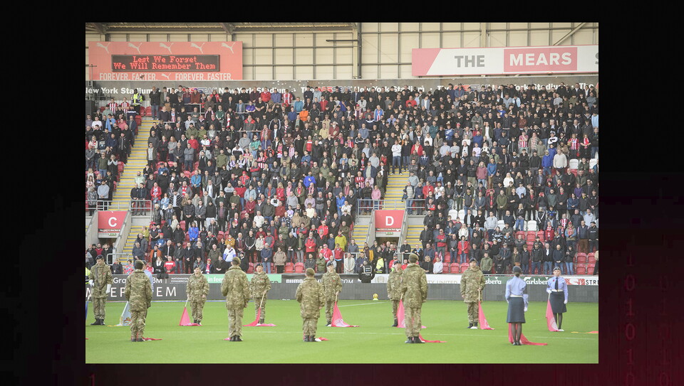 A fans image from City's away game at Rotherham United