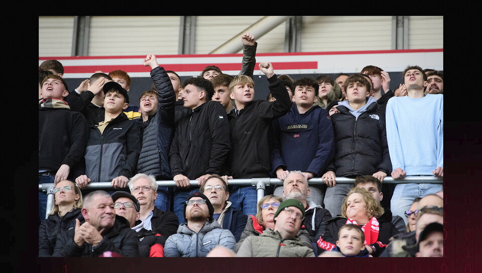 A fans image from City's away game at Rotherham United