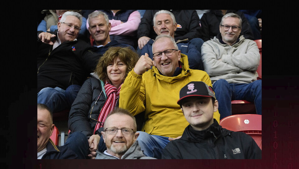 A fans image from City's away game at Rotherham United