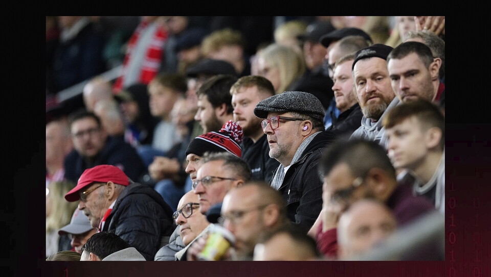 A fans image from City's away game at Rotherham United