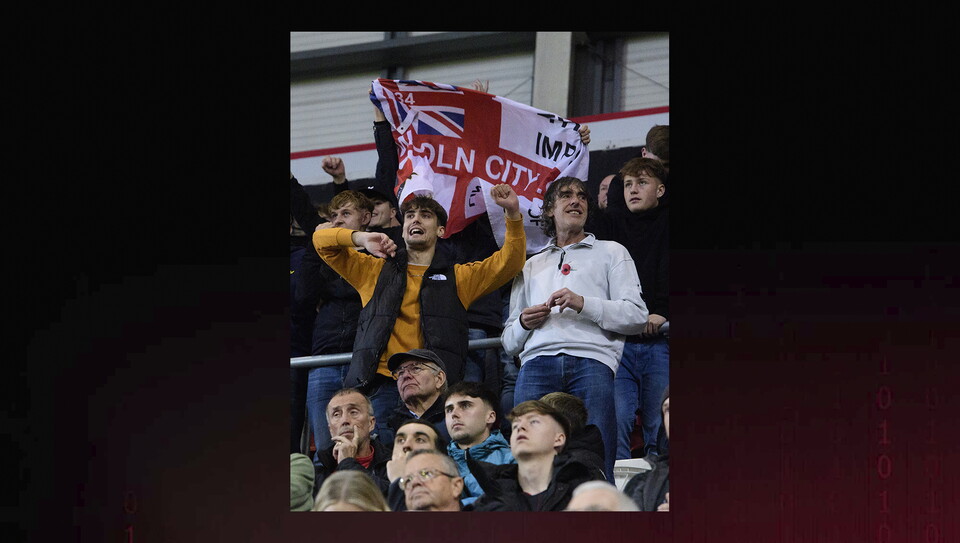 A fans image from City's away game at Rotherham United