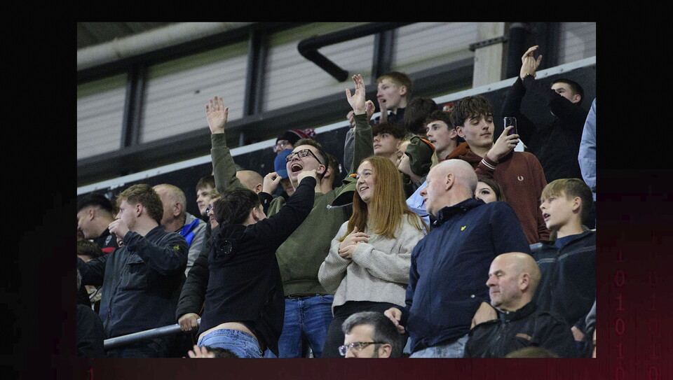 A fans image from City's away game at Rotherham United