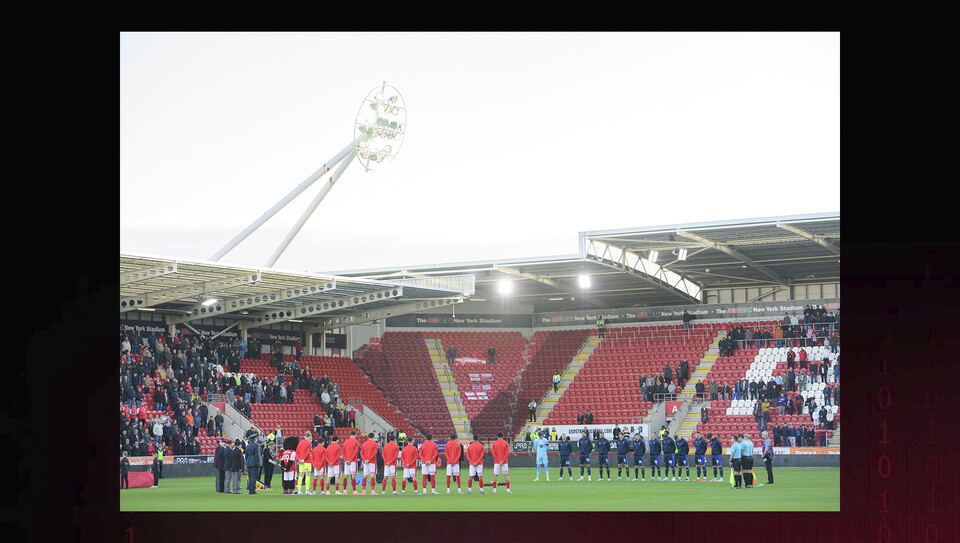 A match image from City's away game at Rotherham United