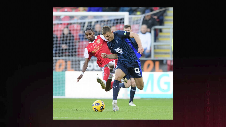 A match image from City's away game at Rotherham United