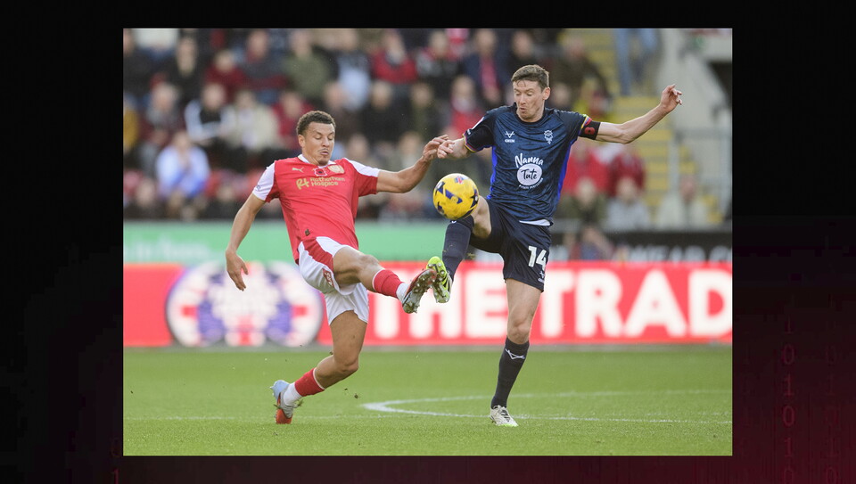 A match image from City's away game at Rotherham United