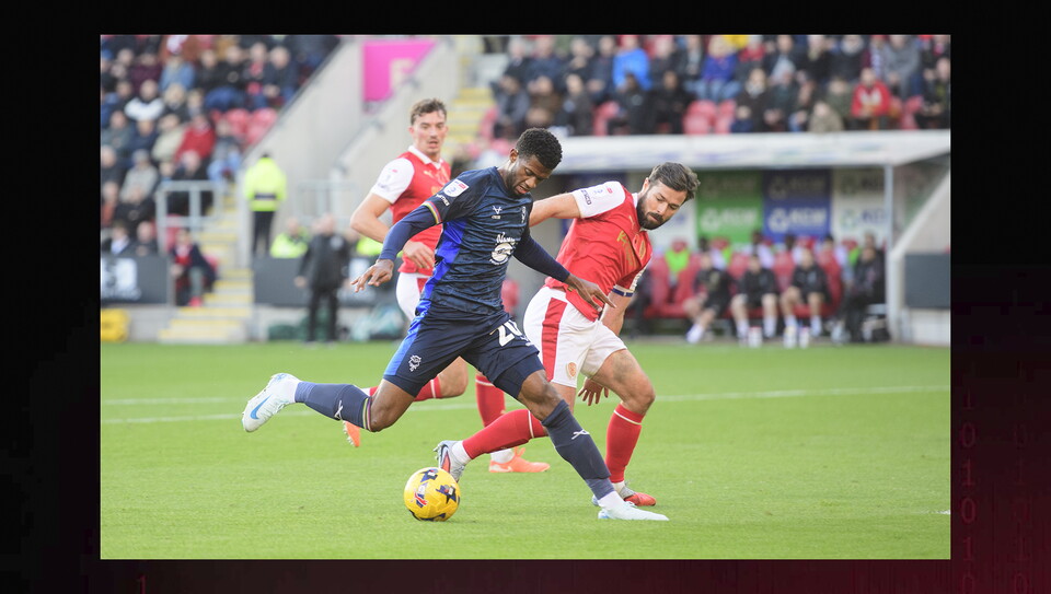 A match image from City's away game at Rotherham United