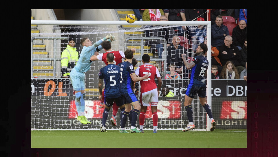 A match image from City's away game at Rotherham United