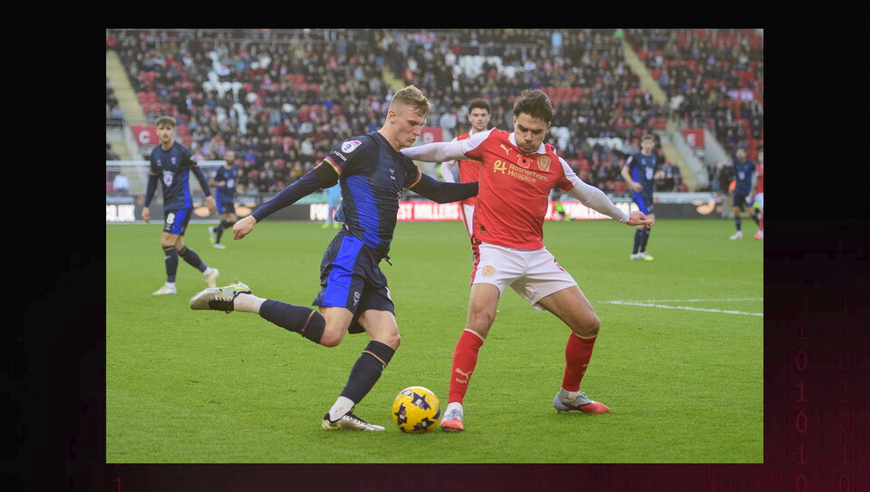 A match image from City's away game at Rotherham United