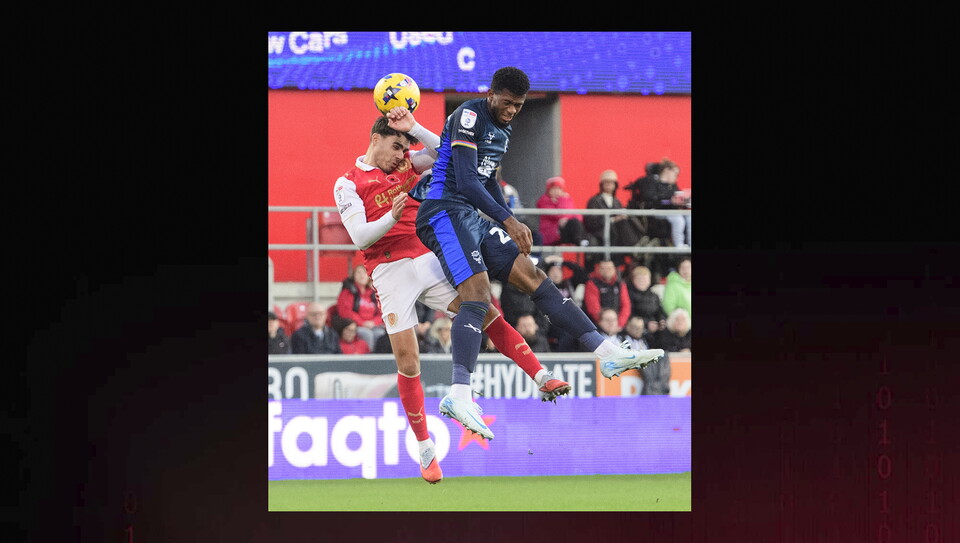 A match image from City's away game at Rotherham United