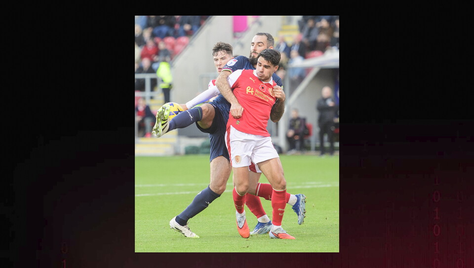 A match image from City's away game at Rotherham United